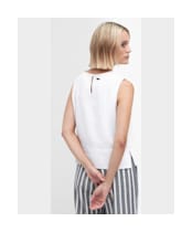 Women's Barbour Bathgate Sleeveless Top - White