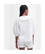 Women's Barbour Kelley Broderis Anglaise Top - White
