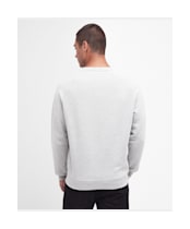 Men's Barbour International Laguna Crew Neck Sweatshirt - Grey Marl