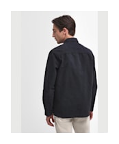 Men's Barbour Washed Overshirt - Navy