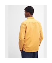 Men's Barbour Grindle Cotton Overshirt - Honey Gold 