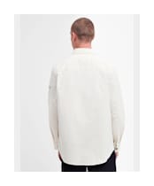 Men's Barbour International Parson Zip Through Overshirt - Dove Grey