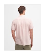 Men's Barbour Deerpark Summerfit Shirt - Pink Clay
