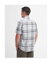 Men's Barbour Hartley Regular Short Sleeve Shirt - Olive