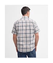 Men's Barbour Drafthill Short Sleeve Shirt - Navy