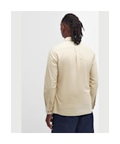 Men's Barbour Bentham Long Sleeve Cotton Shirt - Putty