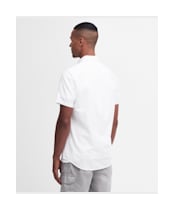 Men's Barbour International Kinetic Short Sleeve Shirt - White