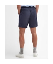Men's Barbour Melbury Seersucker Shorts - Navy