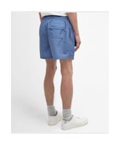 Men's Barbour Staple Logo 5' Swim Shorts - Force Blue