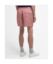 Men's Barbour Staple Logo 5' Swim Shorts - Pink Clay