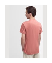Men's Barbour Sports Tee - Pink Clay