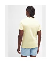 Men's Barbour Sports Tee - Heritage Lemon