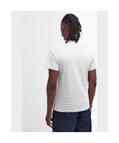 Men's Barbour Ponte Stripe T-Shirt - Ecru