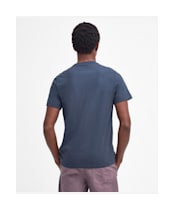 Men's Barbour Hickling Short Sleeve Cotton T-Shirt - Navy
