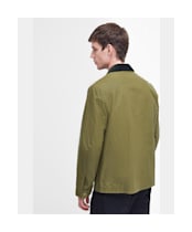 Men's Barbour International Sefton Waxed Cotton Jacket - Olive Branch