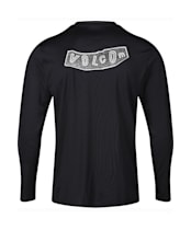 Men's Volcom Stone Pistol Long Sleeve Rash Guard - Black