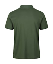 Men's GANT Regular Contrast Pique Short Sleeve Rugger Polo Shirt - Pine Green