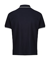Men's GANT Tipped Pique Rugger Short Sleeve Cotton Polo Shirt - Evening Blue