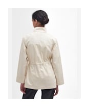 Women's Barbour Maeva Utility Casual Jacket - Salt / Summer Navy