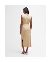 Women's Barbour International Courtney Midi Dress - Beige