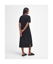 Women's Barbour International Sofia Midi Dress - Black