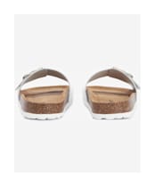 Women's Barbour Benton Suede Slide Sandal - White