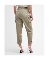 Women's Barbour International Maria Jeans - Washed Khaki