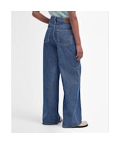 Women's Barbour Maisie Wide Leg Jeans - Authentic