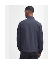 Men's Barbour International Hayledon Biker Jacket - Dark Navy
