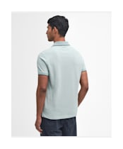 Men's Barbour Denwick Polo Shirt - Blue Chalk