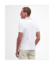 Men's Barbour Denwick Polo Shirt - White