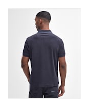 Men's Barbour International Wilton Terry Polo Shirt - Dark Navy