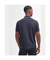 Men's Barbour International Daytona Tipped Polo Shirt - Dark Navy
