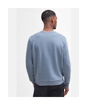 Men's Barbour International Brockley Crew Neck Sweatshirt - Dusty Blue