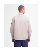 Men's Barbour International Inlet Overshirt - Dusk Pink