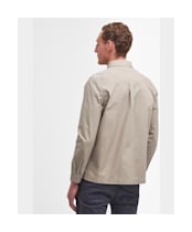 Men's Barbour Castlebay Garment Dyed Overshirt - Concrete