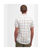 Men's Barbour Delton Short Sleeve Tailored Shirt - SALTMARSH TARTAN