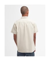 Men's Barbour Catterick Regular Short Sleeve Oxford Shirt - Rainy Day
