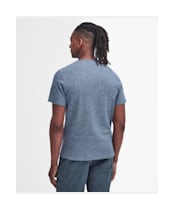 Men's Barbour Huckley T-Shirt - Blue Chalk