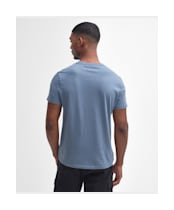 Men's Barbour International Hardy Graphic T-Shirt - Dusty Blue