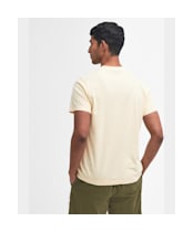 Men's Barbour Terra Dye T-Shirt - Yellow Haze