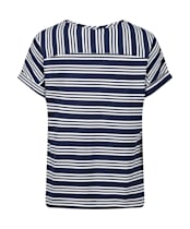 Women's Lily & Me Castaway T-Shirt - Navy / Ecru