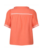 Women's Lily & Me Embroidered Lily Top - Sunset