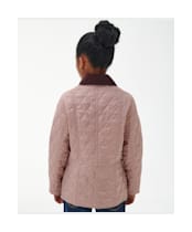 Girl's Barbour Summer Liddesdale Quilted Jacket, 2-9yrs - Gardenia / Gardenia