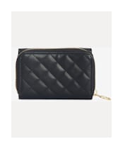 Women's Barbour International Aurora Tri Fold Purse - Black