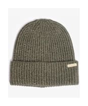 Women's Barbour International Estoril Beanie & Scarf Gift Set - Envy Olive