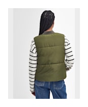 Fay Gilet - Dark Moss / Light Sand / Dark Moss