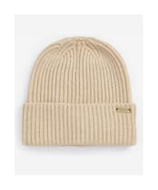 Women's Barbour International Estoril Beanie & Scarf Gift Set - Stone