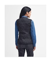 Women's Barbour Betty Fleece Waistcoat / Zip-In Liner - Black