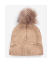 Women's Barbour International Mallory Pom Beanie - Light Trench